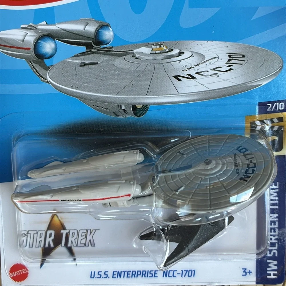 Star Trek USS Enterprise Hot Wheels Mattel Startrek Space Ship Hotwheels 🆕 2024